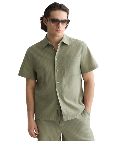 Scotch & Soda Men's Regular-Fit Short-Sleeve Collared Shirt