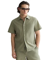 Scotch & Soda Men's Regular-Fit Short-Sleeve Collared Shirt