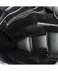 Pre-Owned Bottega Veneta Cassette Crossbody Bag Padded Maxi Intrecciato Leather