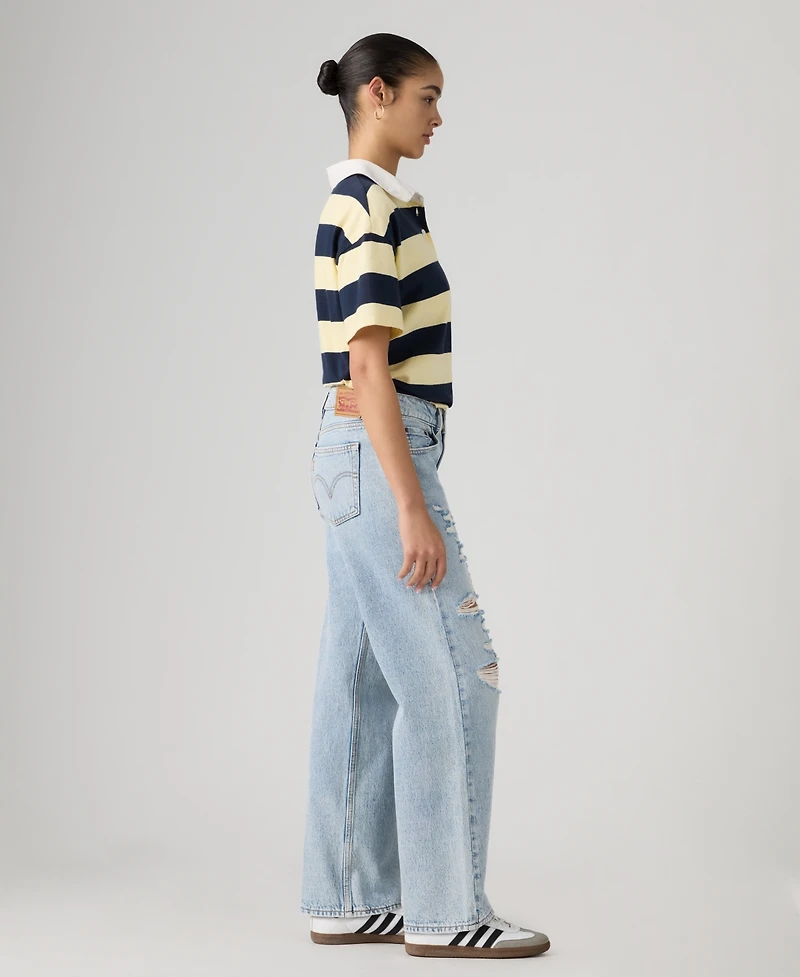 Levi's Women's Super-Low Double-Button Relaxed-Fit Denim Jean