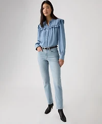 Levi's Women's Classic Mid-Rise Straight-Leg Jeans