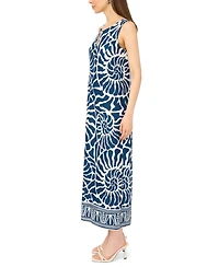 Msk Women's Sleeveless Printed Maxi Dress