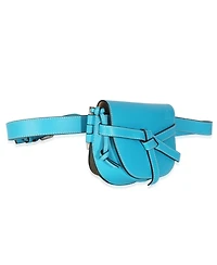 Pre-Owned Loewe Blue Calfskin Mini Gate Belt Bag