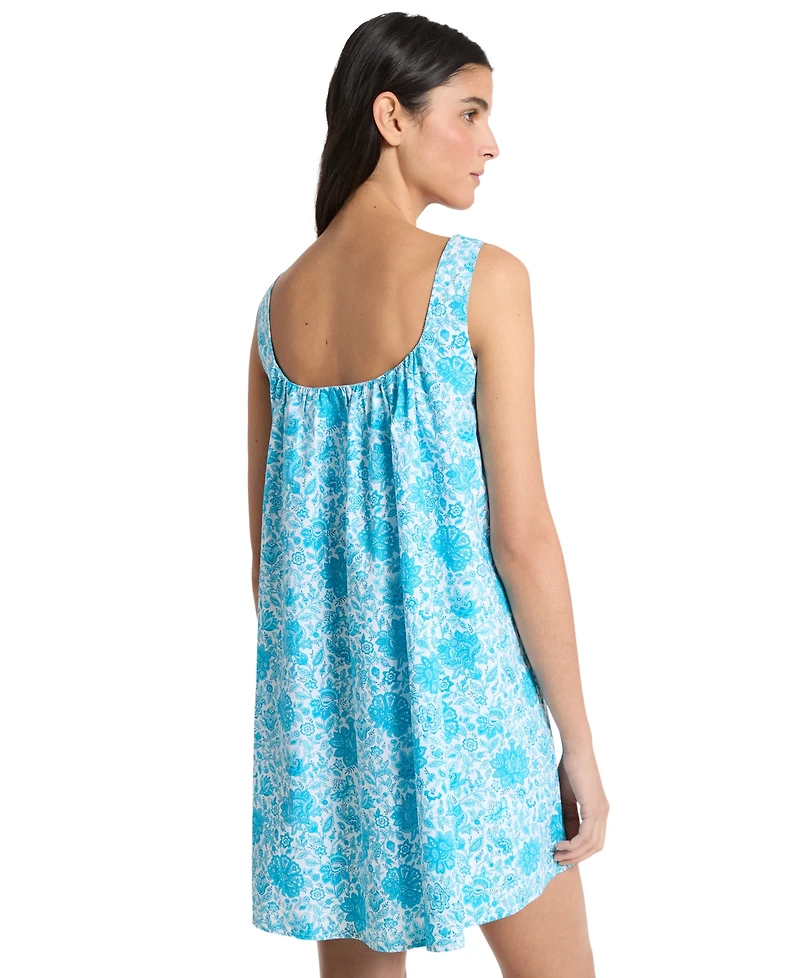 Michael Kors Women's Sleeveless Round Neck Mini Dress