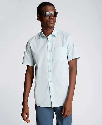 Kenneth Cole Men's Short-Sleeve Slim Fit Shirt