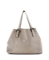 Pre-Owned Bottega Veneta Large A-Shape Tote Intrecciato Nappa