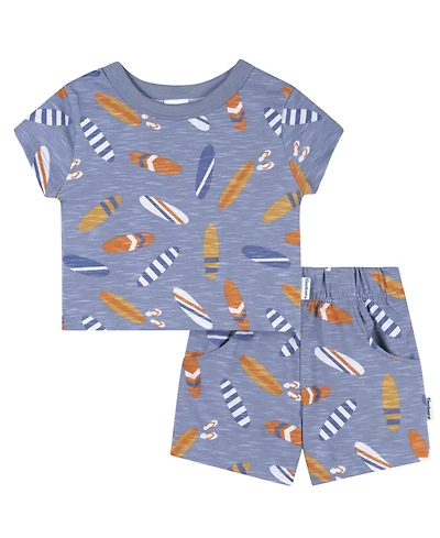 Gerber Toddler Boys Gerbe 2-Piece T-Shirt and Shorts Set