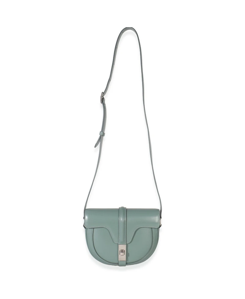 Pre-Owned Celine Celadon Satinated Calfskin Besace Small 16