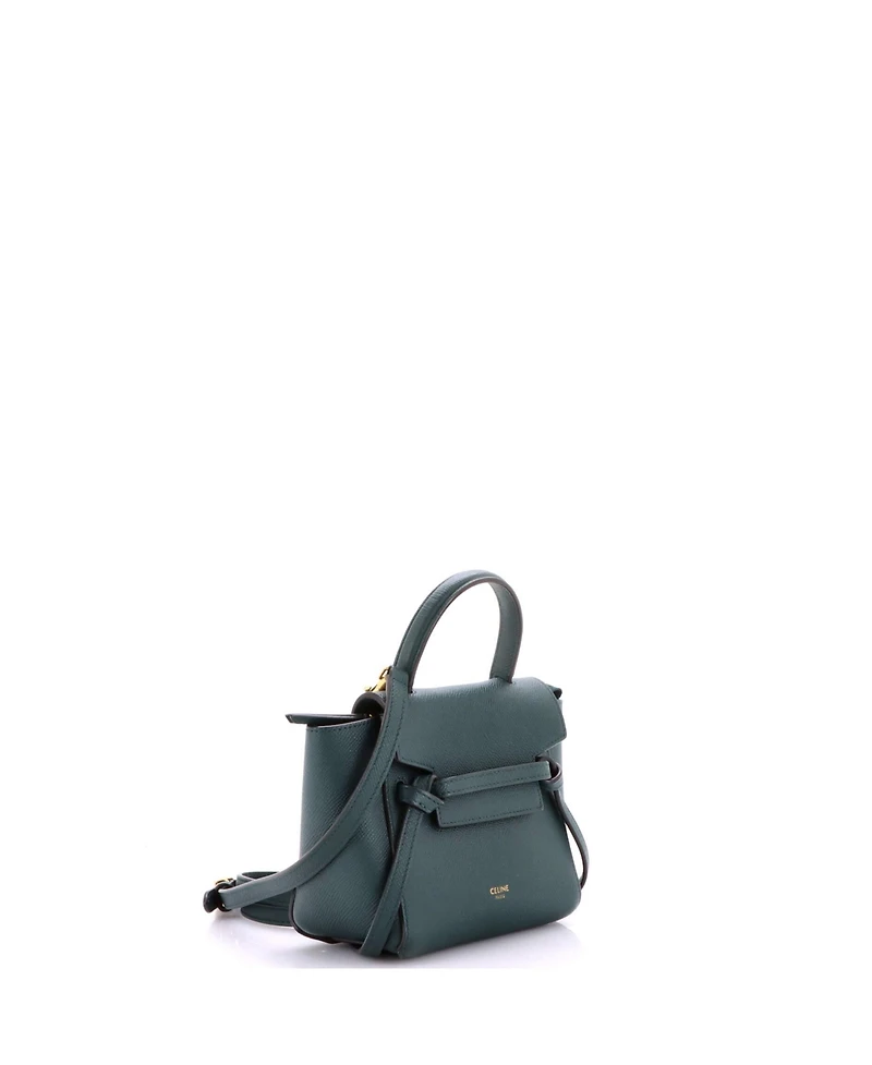 Pre-Owned Celine Pico Belt Bag Textured Leather