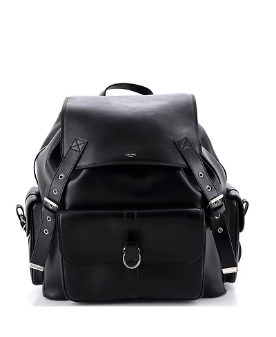Pre-Owned Celine Large Utility Multi-Compartment Backpack Leather
