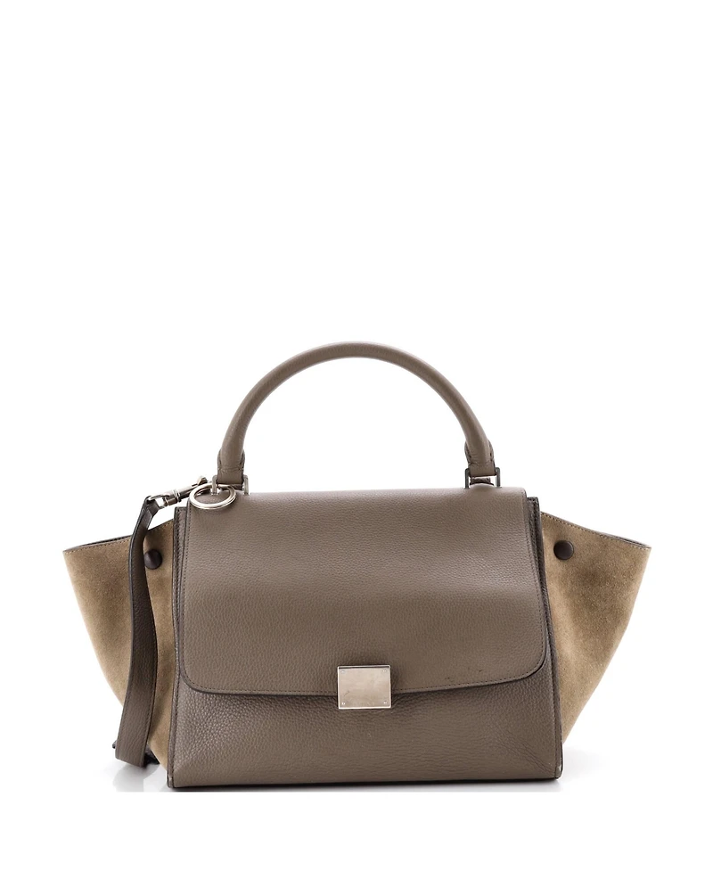 Pre-Owned Celine Small Trapeze Bag Leather
