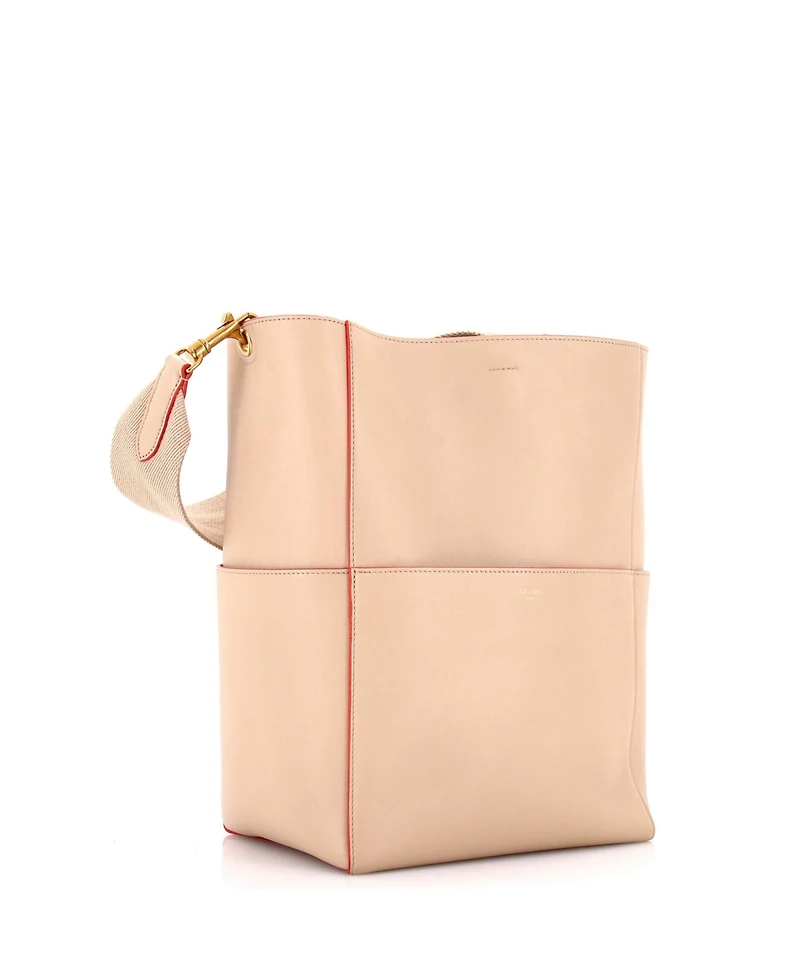 Pre-Owned Celine Large Sangle Seau Bag Calfskin