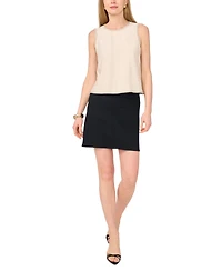 Vince Camuto Women's Stitch Sleeveless Top