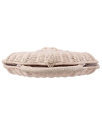 Nina Rattan Shell Minaudiere Small Clutch Handbag