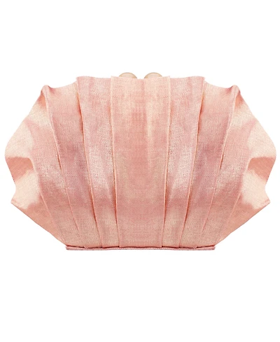 Nina Reef Shell Minaudiere Small Clutch Handbag