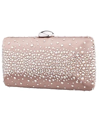 Nina Crystal Scatter Pattern Minaudiere Small Clutch Handbag