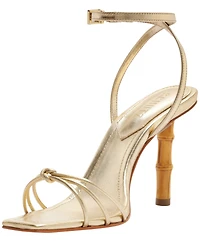 Schutz Women's Haven Bamboo Stiletto Heel Sandals