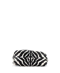 Pre-Owned Bottega Veneta The Chain Pouch Printed Textured Leather