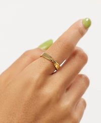 Ana Luisa 14k Gold-Plated Eliora Twist Band Ring