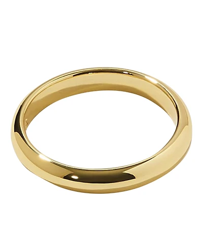 Ana Luisa 14k Gold-Plated Everly High-Polish Band Ring