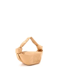 Pre-Owned Bottega Veneta Mini Double Knot Hobo Leather