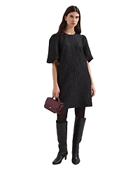 Phase Eight Women's Jacquard Round Neck Mini Dress