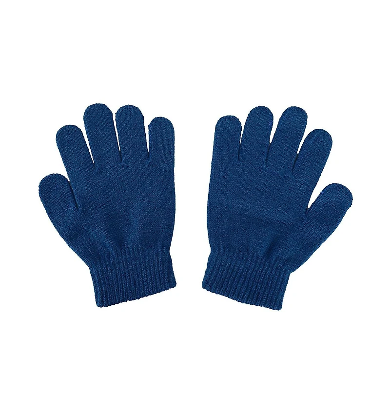 Pokemon Girls Pikachu Navy Knit Cuff Pom Beanie and Glove Set