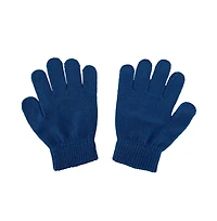 Pokemon Girls Pikachu Navy Knit Cuff Pom Beanie and Glove Set