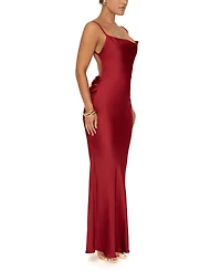 Jluxlabel Women's Down The Aisle Satin Gown