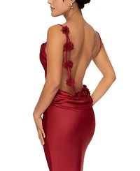 Jluxlabel Women's Down The Aisle Satin Gown