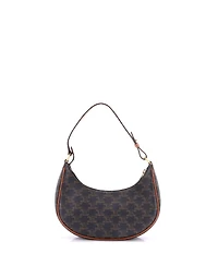 Pre-Owned Celine Ava Bag Triomphe Coated Canvas