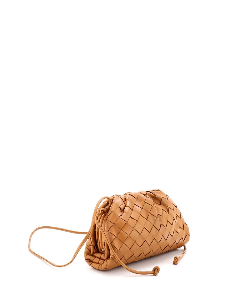 Pre-Owned Bottega Veneta Mini The Pouch Intrecciato Nappa
