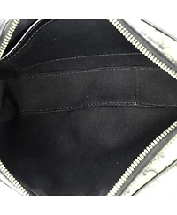 Pre-Owned Celine Medium Logo Messenger Bag Triomphe Coated Canvas