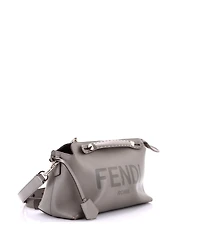 Pre-Owned Fendi Medium Logo By The Way Satchel Embossed Leather