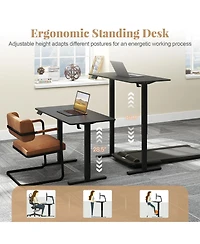 Sugift Electric Standing Desk with Memory Settings for Home Office