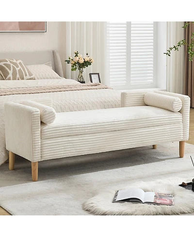 Rainsken 65" Storage Ottoman