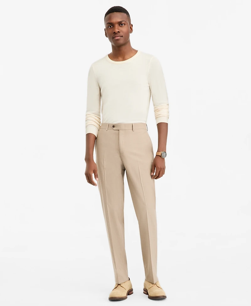 Bar Iii Men's Slim-Fit Tan Solid Suit Separates Pants, Macy's Exclusive