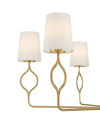 Possini Euro Design Pirouette 40"W Warm 6-Light Chandelier