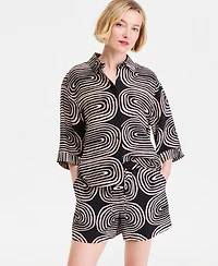 I.n.c. International Concepts Women's Flowy Half-Sleeve Blouse, Macy's Exclusive