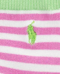 Polo Ralph Lauren Baby Girls' Classic Crew Socks, 3-Pack