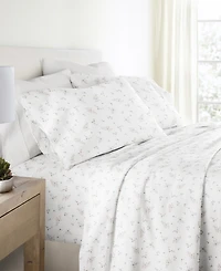 ienjoy Home Long Staple 300-Thread Count Cotton Pattern 4-Pc. Sheet Set, California King