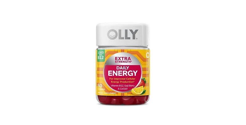 Olly Extra Strength Daily Energy,1000 Mcg,60 Count
