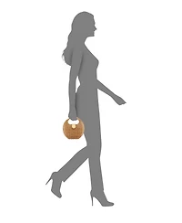 Nina Kava Rounded Rattan Small Satchel Bag