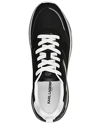 Karl Lagerfeld Men's Lace-Up Runner Logo Sneakers