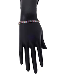 Disney Minnie Mouse Multi Color Crystal Double Strand Bracelet