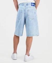 Hugo Boss Men's Mason Regular-Fit 10.6" Denim Shorts