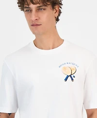 Hugo Boss Men's Nulaxo Cotton Graphic Regular-Fit T-Shirt
