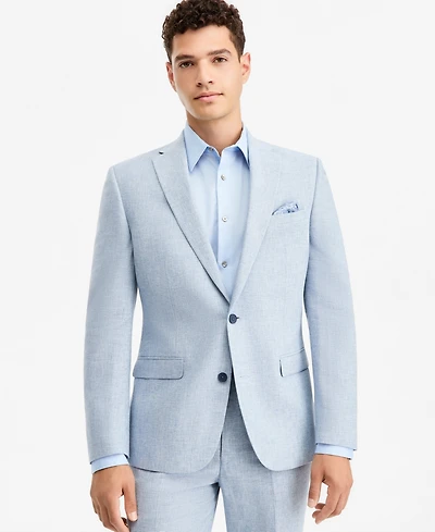 Bar Iii Men's Slim-Fit Linen-Blend Suit Separates Jacket, Macy's Exclusive