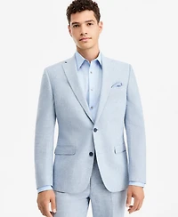 Bar Iii Men's Slim-Fit Linen-Blend Suit Separates Jacket, Macy's Exclusive