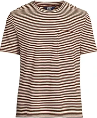 Lands' End Men's Short Sleeve Cotton Linen Tee